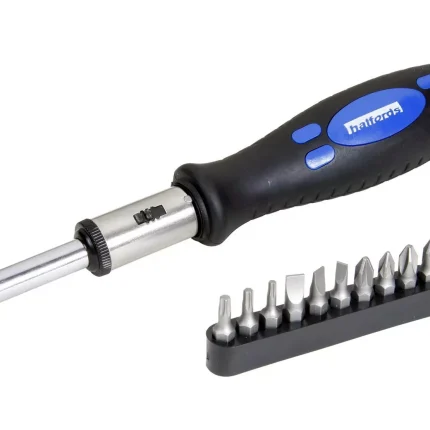Halfords 11 piece Ratchet Screwdriver & Bit Set