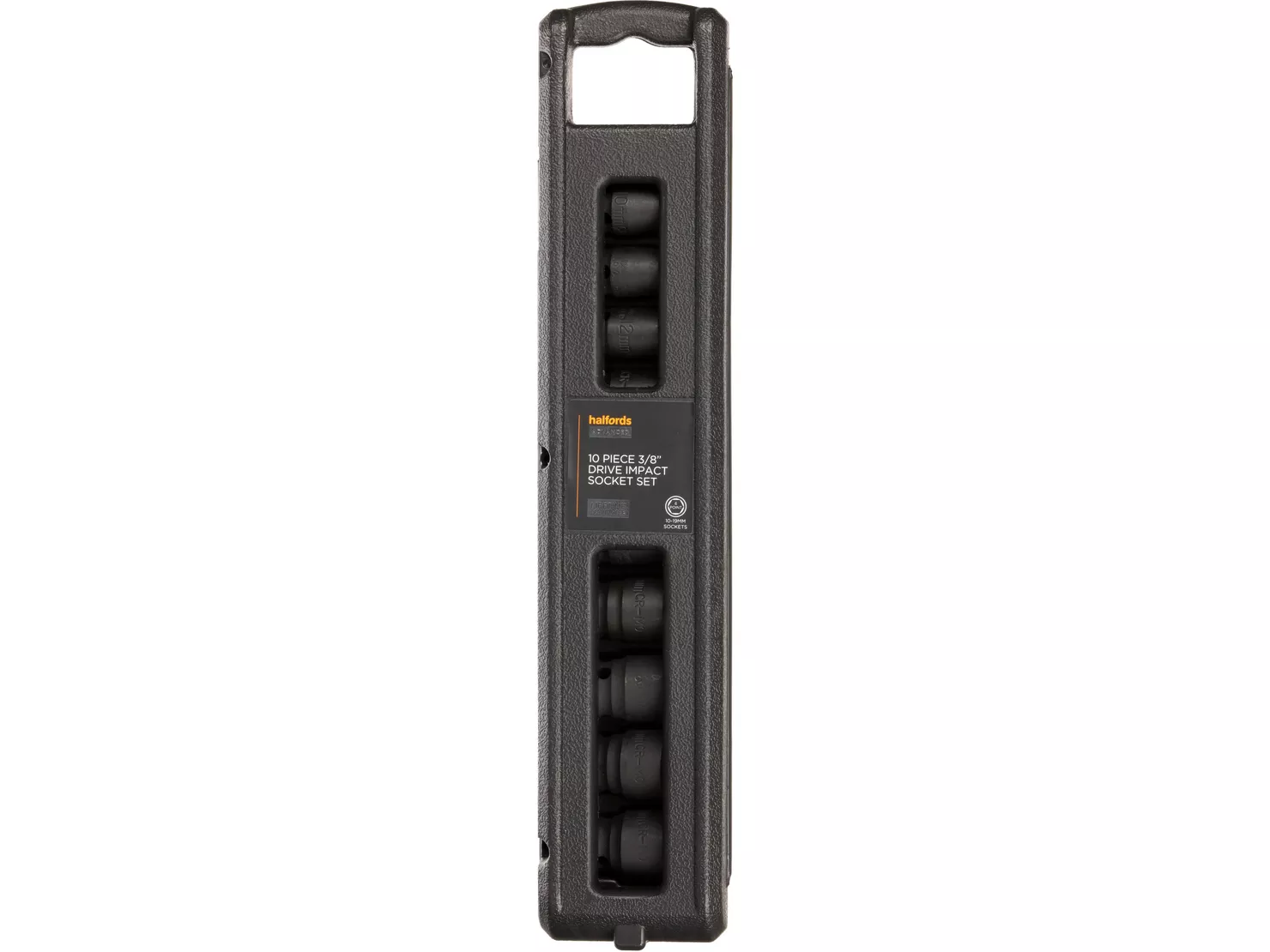 Halfords Advanced 10 Piece 3-8 Inch Drive Impact Socket Rail Set Halfords Advanced 10 Piece 3-8 Inch Drive Impact Socket Rail Set