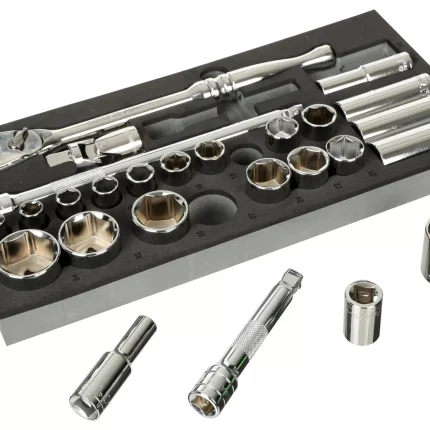Halfords Advanced 26 Piece 1-2 Inch Socket Set Modular Tray