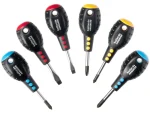 Halfords Advanced 6 Piece Stubby Screwdriver Set