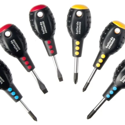Halfords Advanced 6 Piece Stubby Screwdriver Set