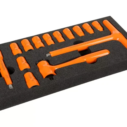Halfords Advanced EV 1000V Insulated 14 Piece 3-8 Inch Socket Set