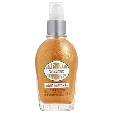 Instant Golden Glow with Almond Shimmering Body Oil