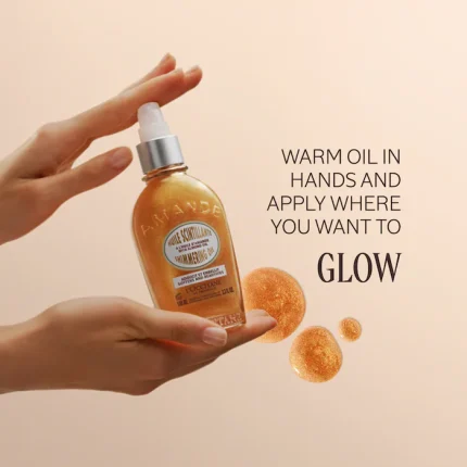 Instant Golden Glow with Almond Shimmering Body Oil