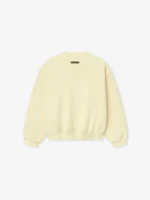 Kids 90's Fleece Crewneck in Garden Yellow