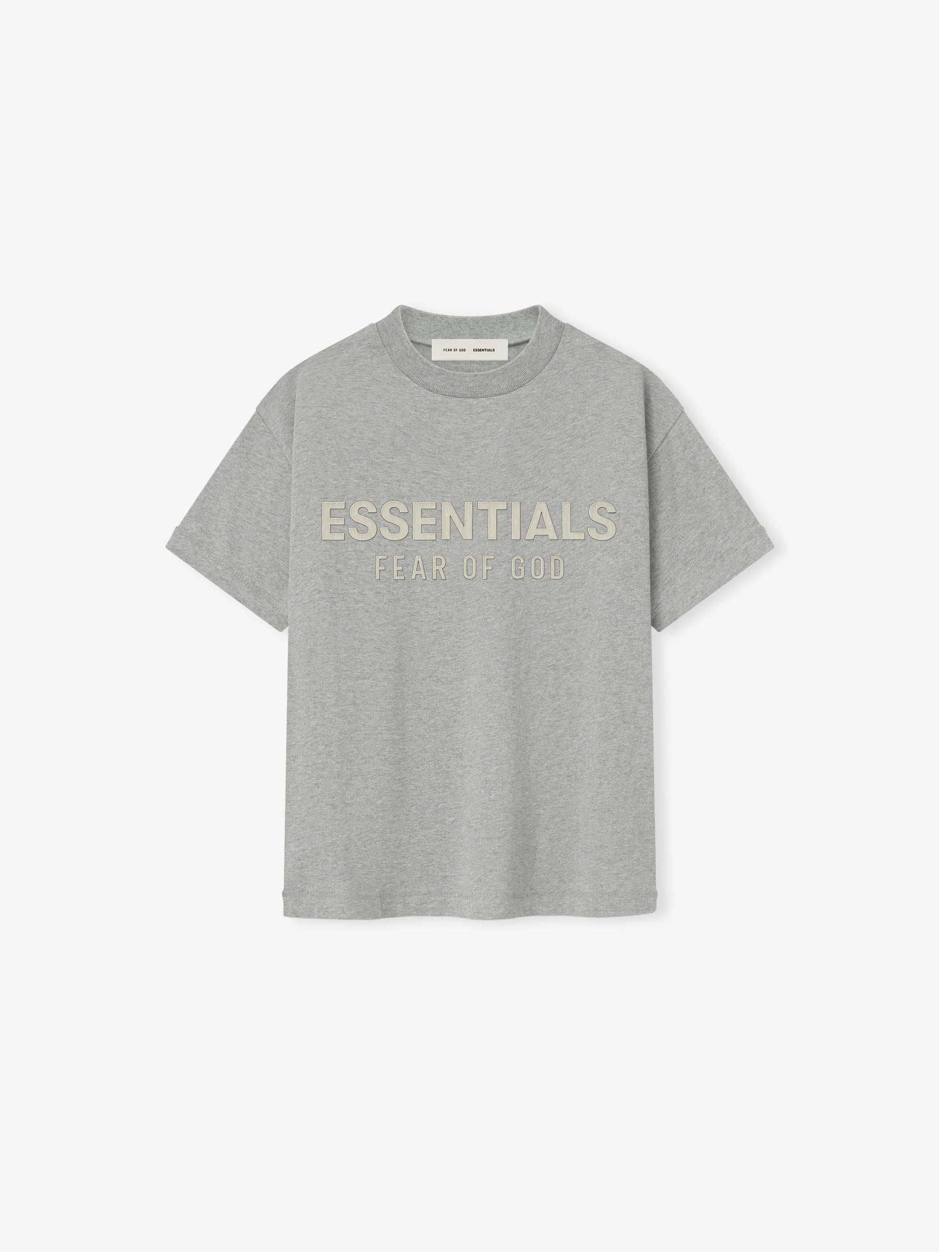 Kids Classic Crew Neck T-Shirt in Concrete Heather Kids Classic Crew Neck T-Shirt in Concrete Heather
