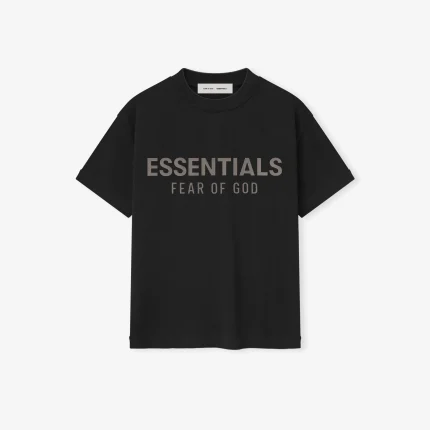 Kids Classic Crew Neck T-Shirt in Jet Black