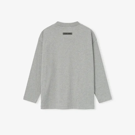 Kids Classic Long Sleeve T-Shirt in Concrete Heather