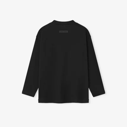 Kids Classic Long Sleeve T-Shirt in Jet Black