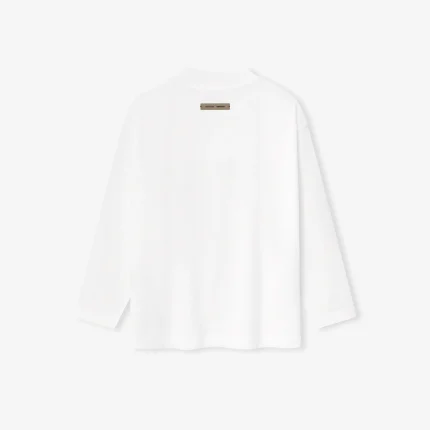 Kids Classic Long Sleeve Tee in Cloud White