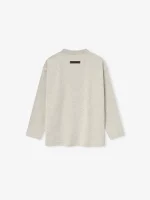 Kids Classic Long Sleeve Tee in Heather Stone