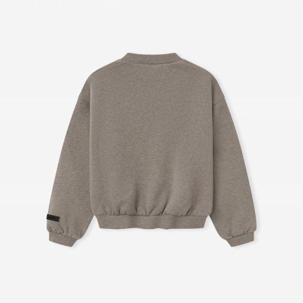 Kids Fleece Crewneck in Homestead Heather