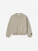 Kids Fleece Crewneck in Timber