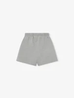Kids Fleece Soccer Short in Concrete Heather