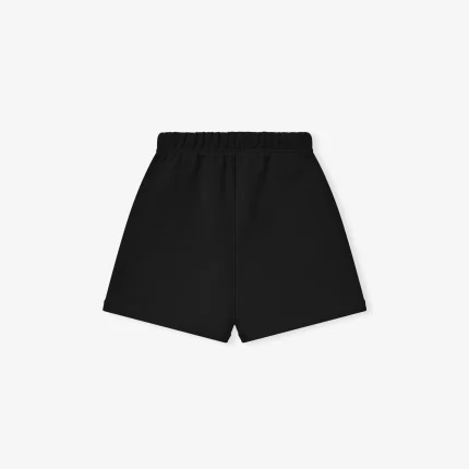 Kids Fleece Soccer Short in Jet Black