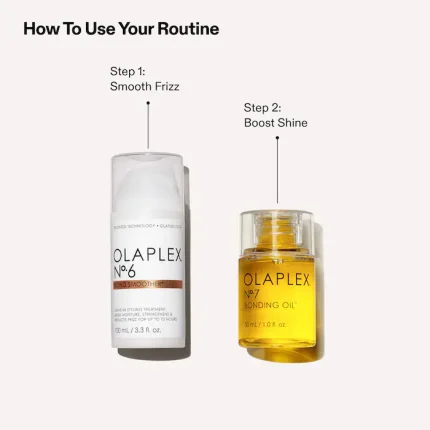 Olaplex No.6 Styling Cream & No.7 Hair Oil