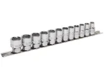 Sealey 12pc 3-8 Inch Sq Drive Lock-On™ Metric Socket Set
