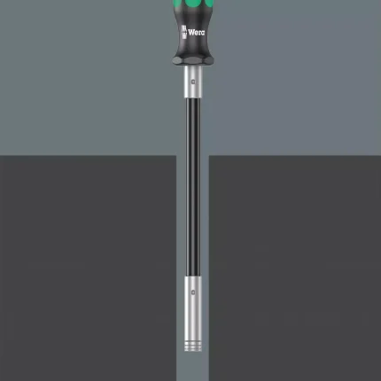 Wera 393 S Bitholding Screwdriver Extra Slim With Flexible Shaft